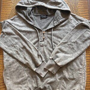 Blu Pepper - size small, grey hooded pullover
